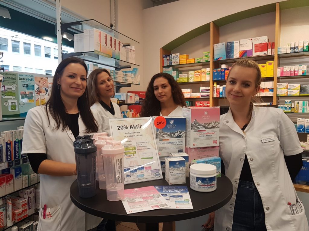 Pharmacy Zürich Schmiedegg Apotheke Team 2019 DvB